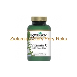 Witamina C 500 z dziką różą Swanson Kwas L-akorbinowy 500mg 